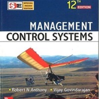 Management Control Systems by Robert N Anthony Management Control Systems by Robert N Anthony