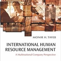 International Human Resource Management by Monir H. Tayeb International Human Resource Management by Monir H. Tayeb
