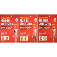 Human Anatomy By B D Chaurasia's 6th Edition (Set Of 3 Books) by BD CHAURASIA 