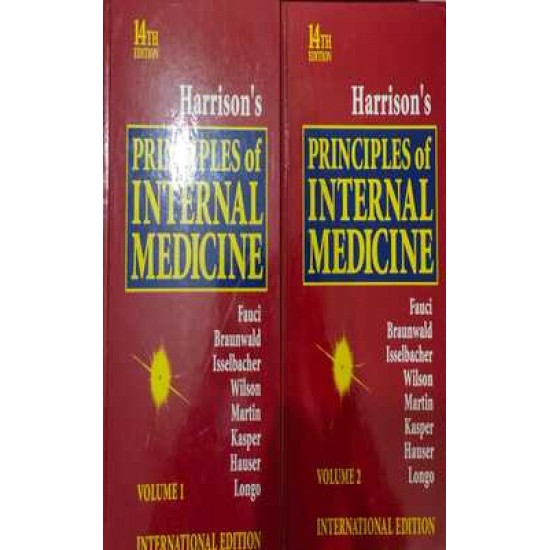 HARRISONS PRINCIPLES OF INTERNAL MEDICINE 14th Edition Both Volume Together by Fauci