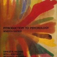  Introduction to Psychology Ernest Ropiequet Hilgard, Rita L. Atkinson, Richard C. Atkinson