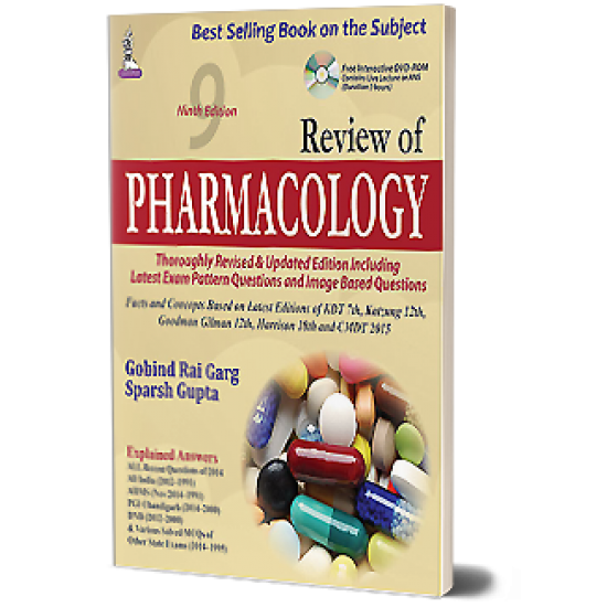 Review of Pharmacology 9th Edition by Gobind Rai Garg, Sparsh Gupta