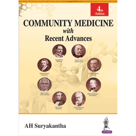 COMMUNITY MEDICINE WITH RECENT ADVANCES 4th Edition by AH Suryakantha