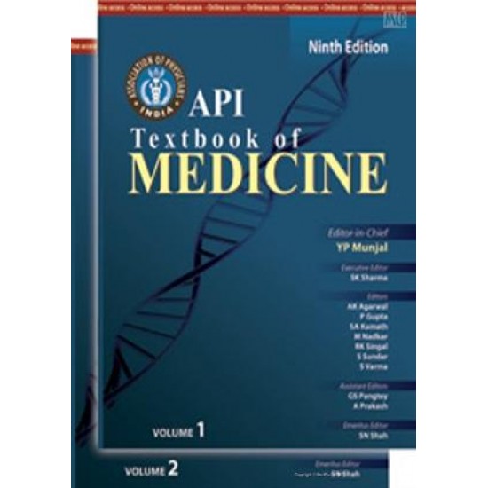 Api Textbook Of Medicine (2 Vols) 9th Edition by MUNJAL, Jaypee Brothers Medical Publishers