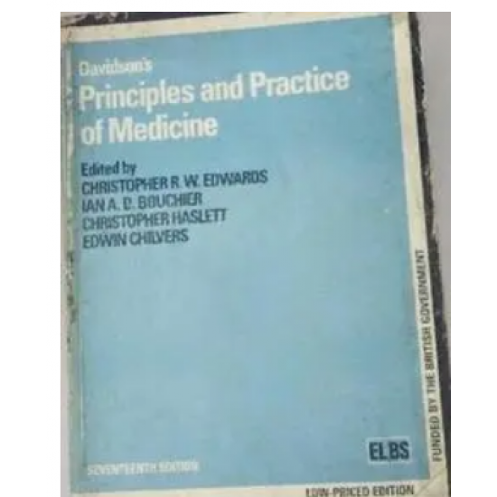 DavidsonS Principles And Practice Of Medicine 17th Edition By Ian A D Bouchier