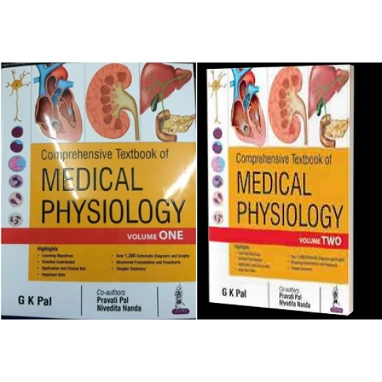 Comprehensive Textbook of Medical Physiology Vol 1 and Vol 2 by GK Pal