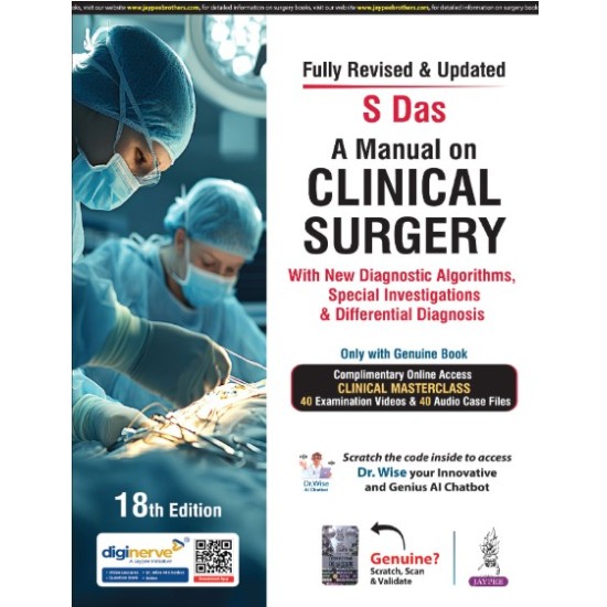 A Manual on Clinical Surgery 18th Edition by S Das