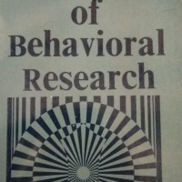 Foundations of Behavioral Research by Fred N. Kerlinger