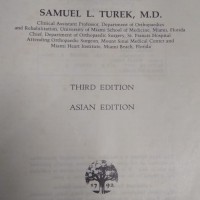 orthopaedics principles and their application by Samuel L Turek