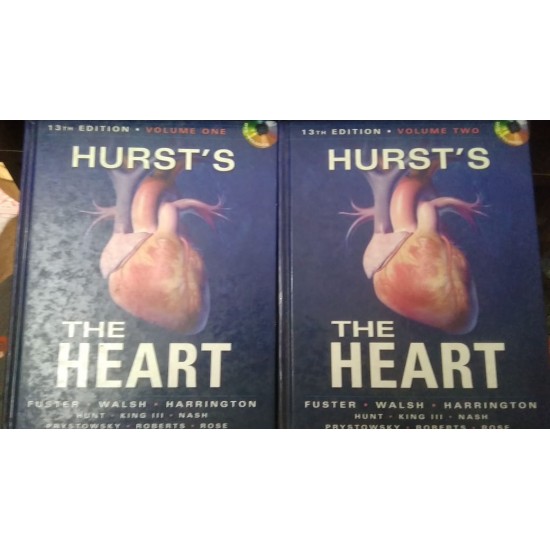 The Heart by Hurst's 13th edition 2 volumes included in it 
