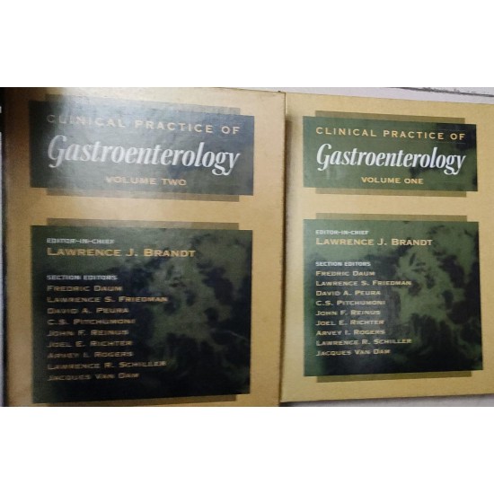 Clinical Practice of Gastroenterology both Volume by Lawrence J Brandt