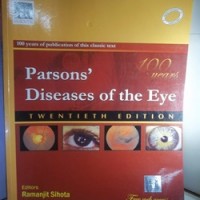 Parsons Diseases of the eye by Ramanjit Sihota
