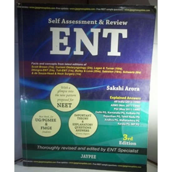 Self Assessment & Review of ENT by Sakshi Arora