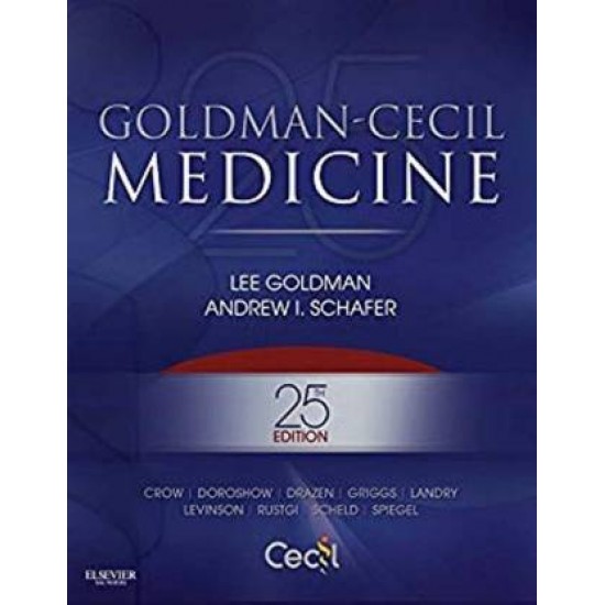 Goldman-Cecil Medicine  25th Edition both VOLUME 1 AND VOLUME 2 together ANDREW I SCHAFER, LEE GOLDMAN