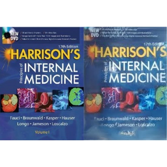 Harrisons Principles Of Internal Medicine both volume 17th Edition by Fauci, Braunwald