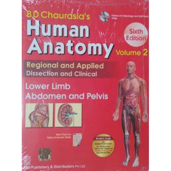 BD Chaurasia's Human Anatomy Regional and Applied Dissection and Clinical Vol. 2  by Chaurasia B. D