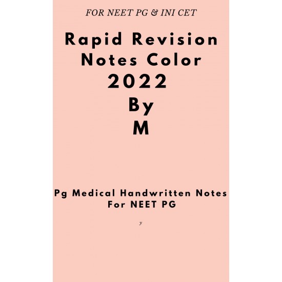 Rapid Revision Notes Color 2023 by M