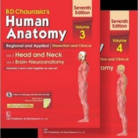 Human Anatomy Set Of 2 Vols : Vol 3 & 4 by Bd Chaurasia 