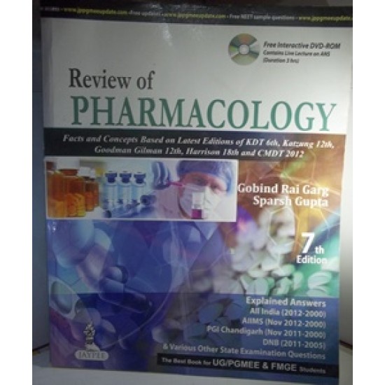 Review of Pharmacology by Gobind Rai Garg 