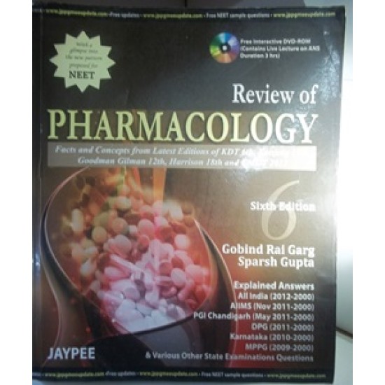 Review of Pharmacology by gobind rai garg 