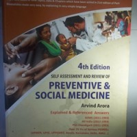 Self Assessment & Review of Preventive and Social Medicine by Arvind Arora 