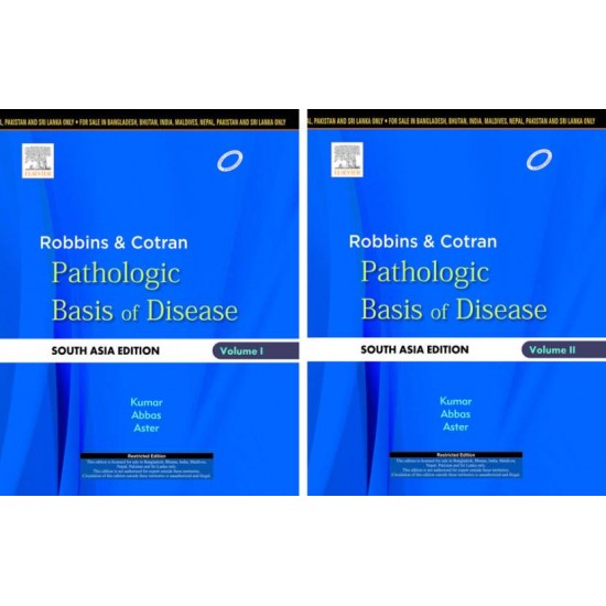 Robbins and Cotran - Pathologic Basis of Disease (Set of 2 Volumes)  by Abul K. Abbas, Vinay Kumar, Jon C. Aster