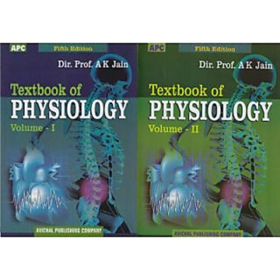 Textbook Of Physiology 5th Edition 2013 2 Vols. Set by AK Jain