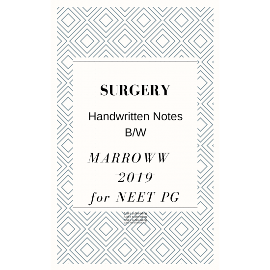 Surgery Handwritten Notes 2019 by Marroww classroom