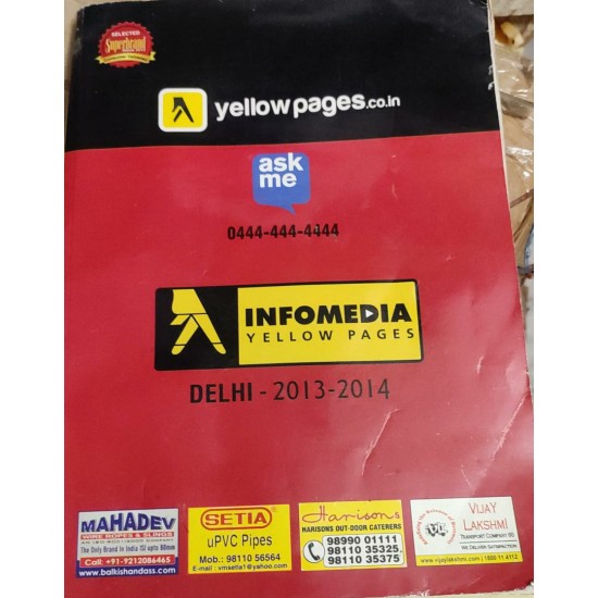 Yellow Pages Book by Yellow pages 