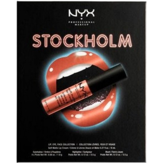 NYX PROFESSIONAL MAKEUP City Set Lip/Eye & Face Collection, Stockholm