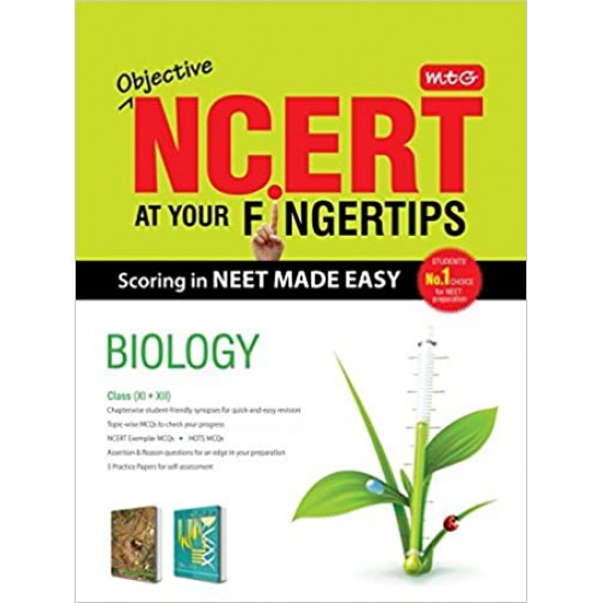 Objective NCERT at your FINGERTIPS for NEET-AIIMS  Biology class 11 & 12 by MTG