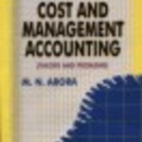 Cost And Management Accounting by M.N. Arora  