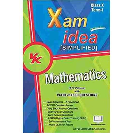 XAM IDEA SIMPLIFIED MATHEMATICS TERM - I CLASS 10TH