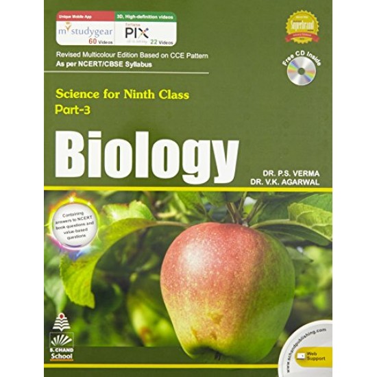 BIOLOGY Science for Ninth Class Part- 3 by  P S Verma