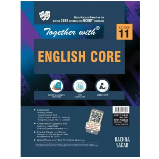 Together with English Core Study Material for Class 11 by Verma Neera