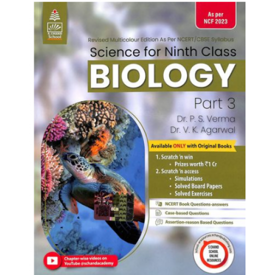 Biology Science Class 9 Part 3 Cbse 2024 Edition by Ps Verma