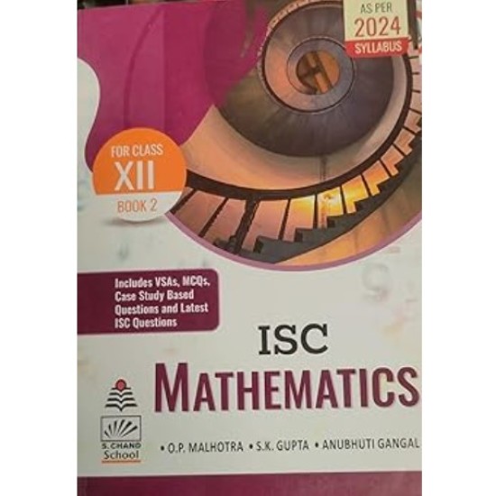ISC Mathematics 12th by Anubhuti Gangal ISC Mathematics 12th by Anubhuti Gangal