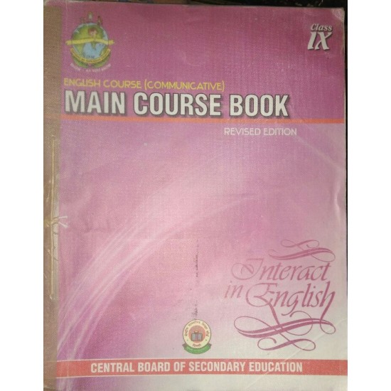English Course Communicative Main Course book Class 9th Ncert book