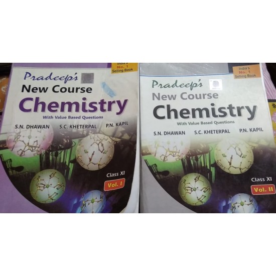 Pradeep's A Text Book of Chemistry with Value Based Questions - Class XI (Set of 2 Volumes) 