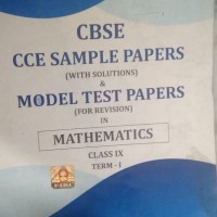 Cbse Sample Papers with solutions for revision in mathematics class 9 by ulike