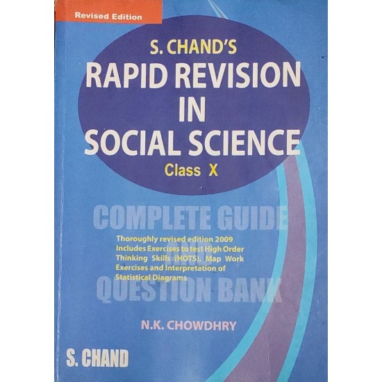 Rapid Revision in Social Science class 10th by NK Chowdhry