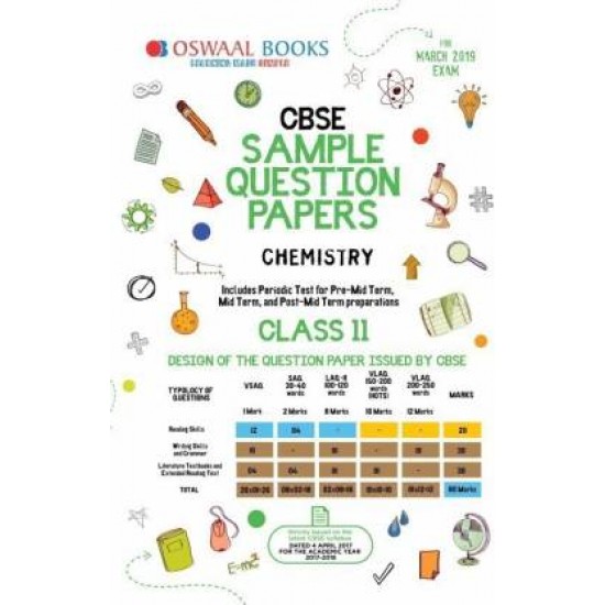 Cbse Sample Question Paper Class 11 Chemistry (for March 2019 Exam) by Oswaal Publications 