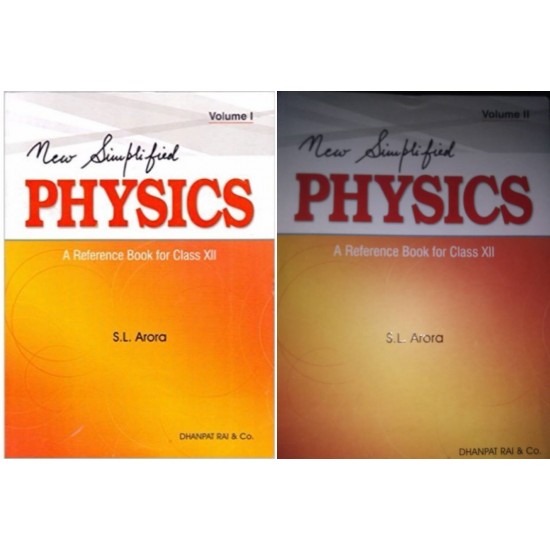 Physics Class 12 by SL Arora Both Volume 1 & Volume 2 Included 