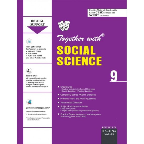 Together With NCERT Social Science Practice Material for Class 9 by  Archana Gupta, Namrata Singh, Anita Jain