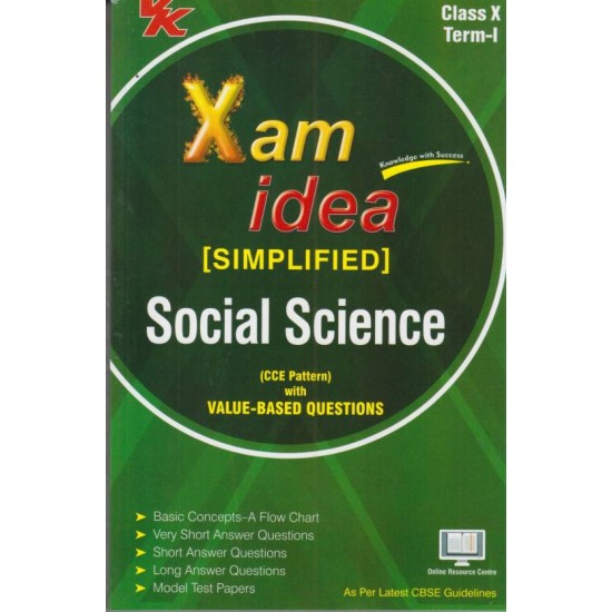 Xamidea Social Science (Cce Pattern) for Class X (Term-I) 
