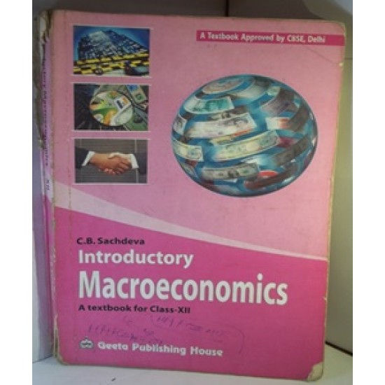 Introductory Macroeconomics by CB Sachdeva for Class12